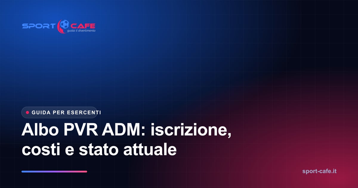 Albo PVR ADM: iscrizione, costi e perché oggi è sospeso